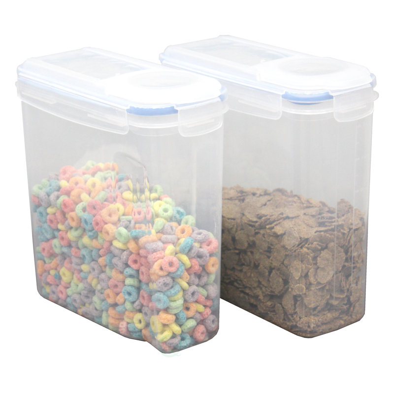 Rebrilliant Large BPA-Free Plastic Cereal Bulk Food Storage Container